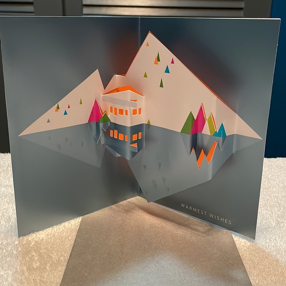 SALE Museum of Modern Art Modern Chalet Holday Cards. NIB. 8 cards/envelopes. - Picture 1 of 7